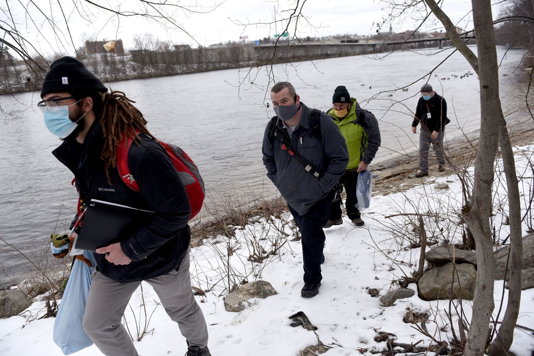 Searching banks of the Merrimack